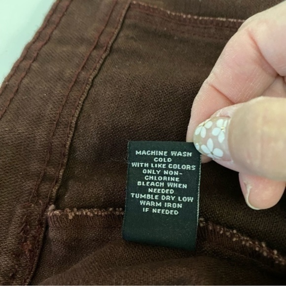 BKE Women's Denim Flyaway Jacket Maroon Size XS‎ - Picture 8 of 13